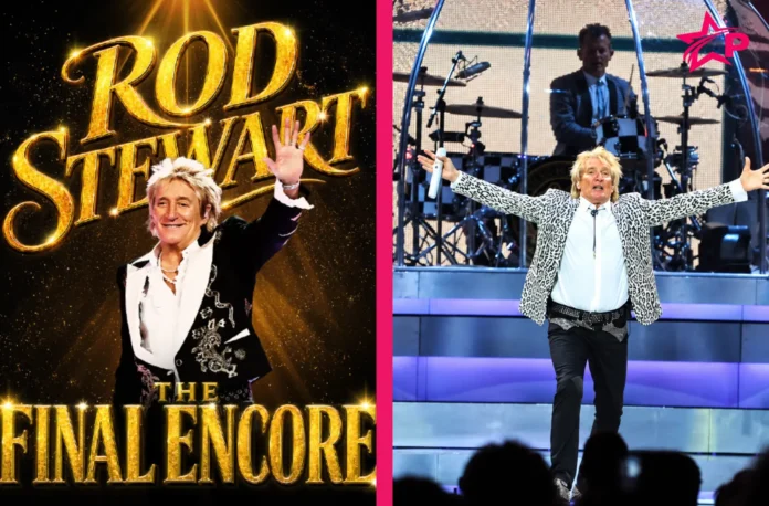Rod Stewart auf der Bühne bei seiner Abschiedstour The Final Encore